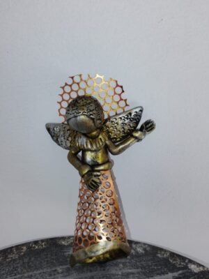 Anjo de Tela Dourado